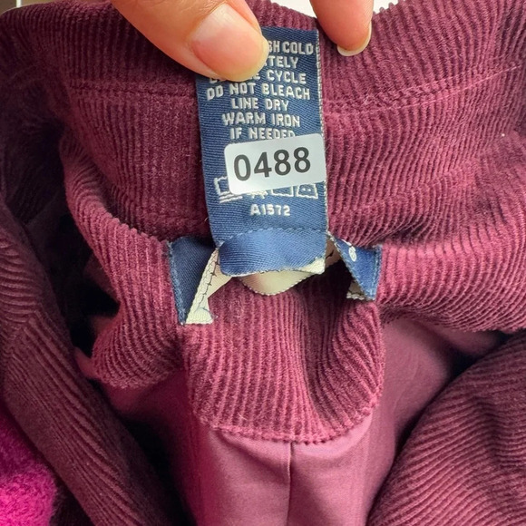 Corduroy Blazer Jacket Women’s M Burgundy Career‎ Classic Jacket - Picture 9 of 9